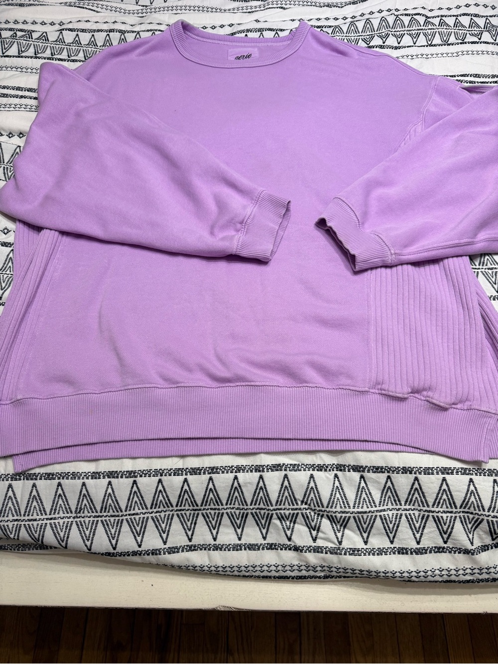 Aerie Lavender Crewneck Sweater - Women